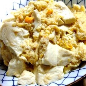 「豆腐の卵とじ丼」　　　　♪♪